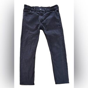 Levi's 513 Jeans Mens 32x30 Black Slim Straight